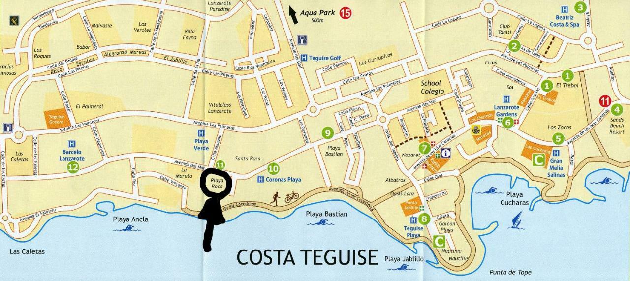 Beautiful Studio On The Seafront Costa Teguise Esterno foto